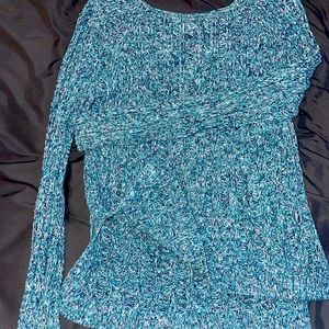 Beautiful blue knit GAP sweater size small